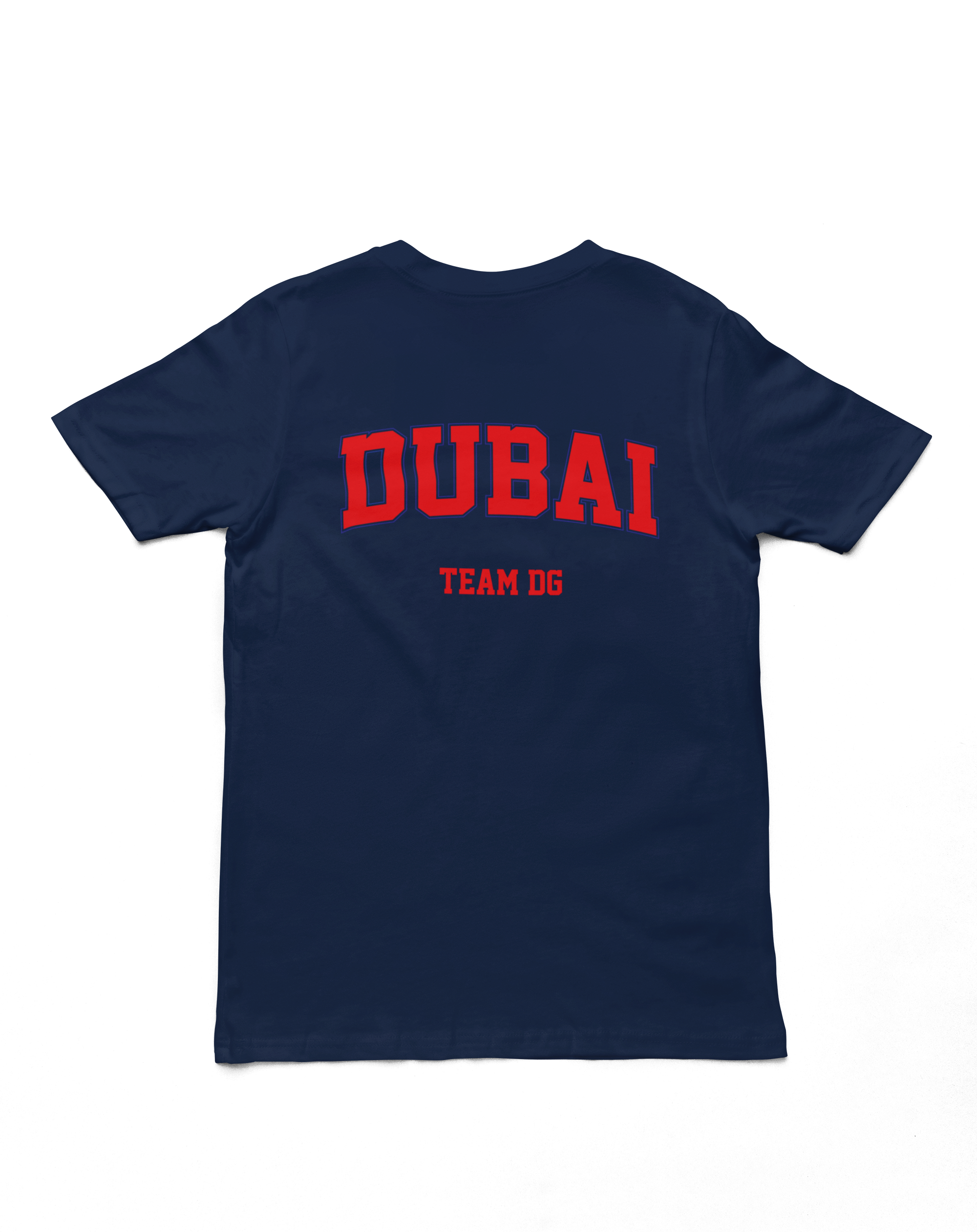 "DUBAI Team DG" - Shirt Man (Blau/Rot)