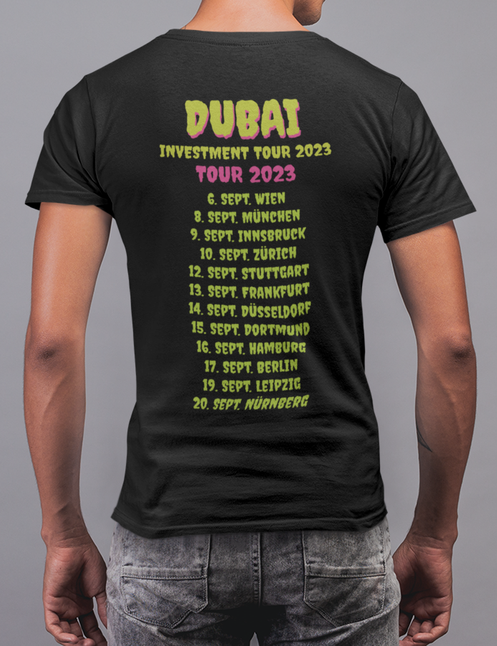 "We build this City on Rock´n´roll - Investment Tour 2023" - Shirt Unisex