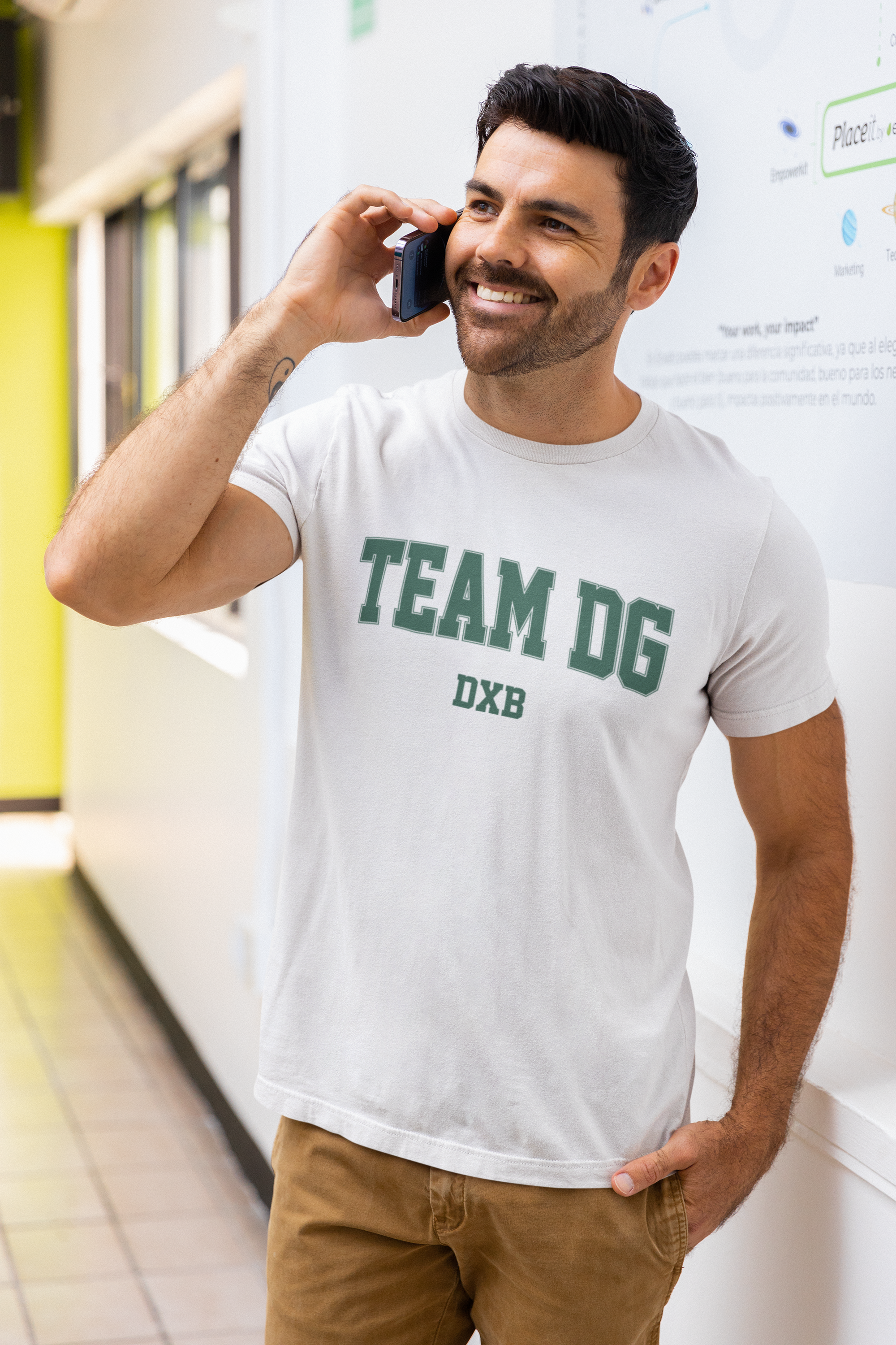 "Team DG DXB" - Shirt Man (Grün)