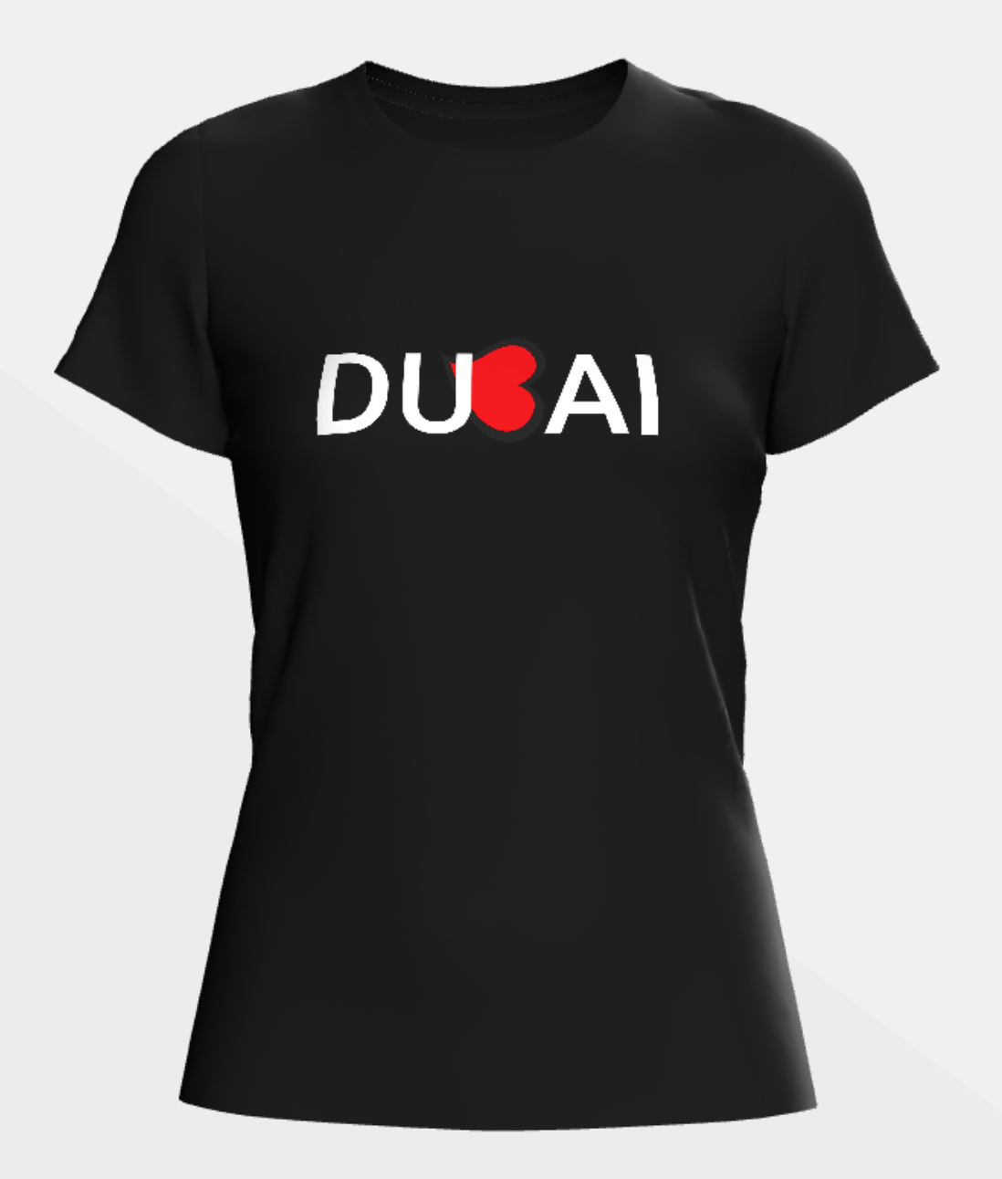 T-Shirt "Dubai Herz" - Shirt Woman