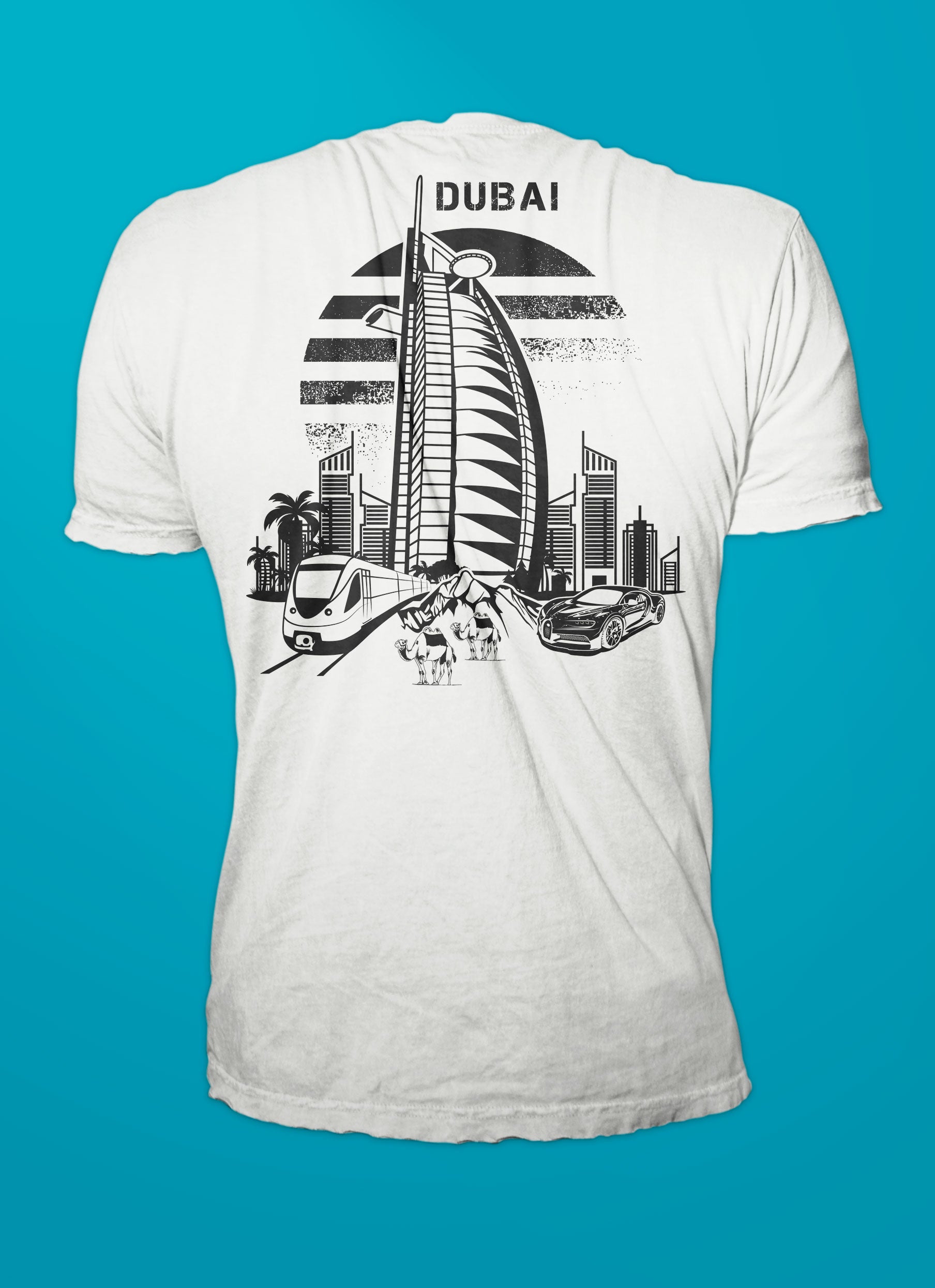 "Dubai City Burj Al Arab " - Shirt Unisex