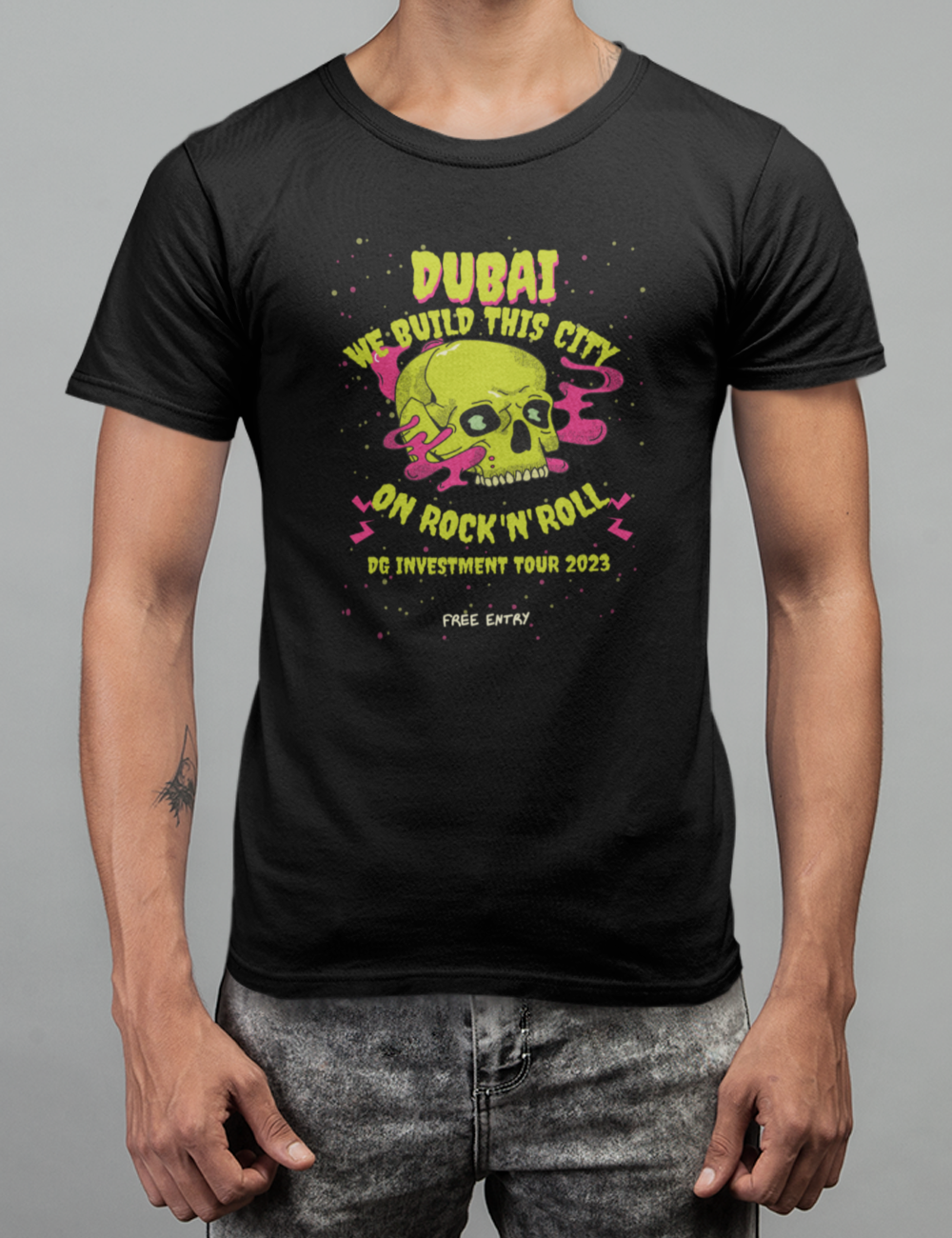 "We build this City on Rock´n´roll - Investment Tour 2023" - Shirt Unisex