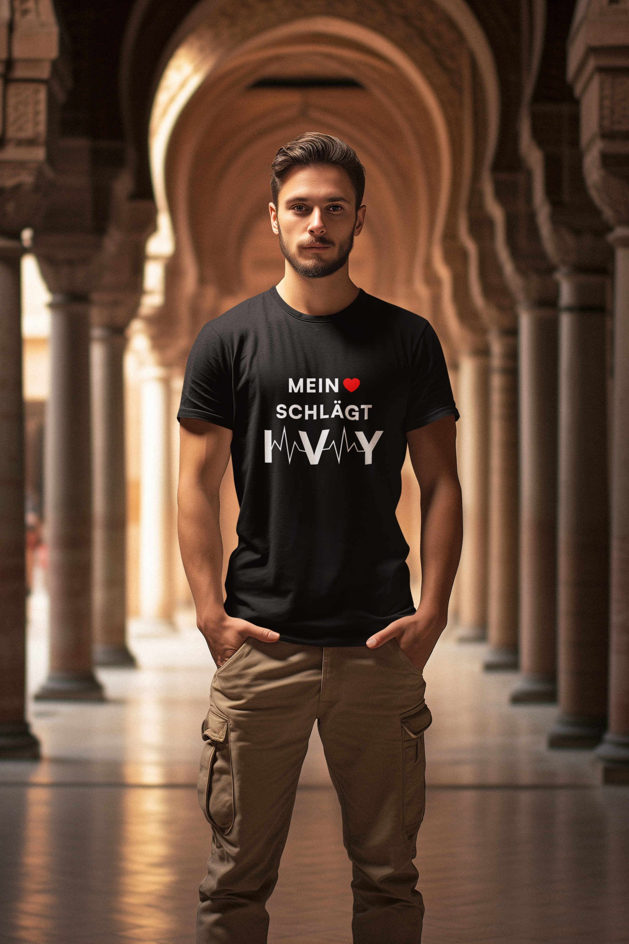 Mein Herz schlägt IVY - Shirt Man