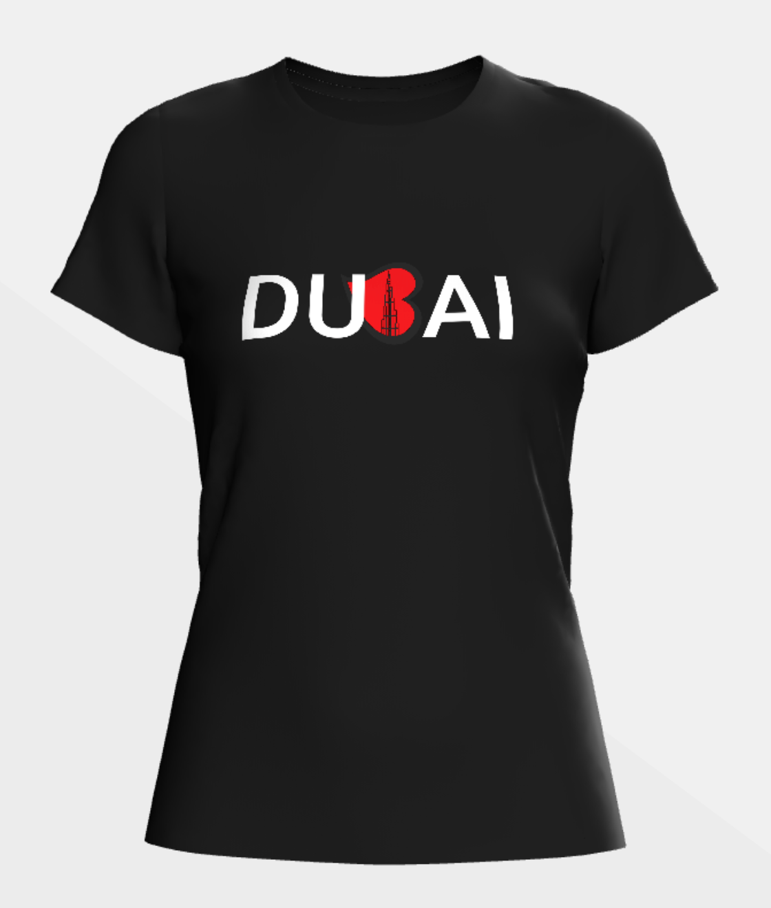 T-Shirt "Dubai Herz - Burj Khalifa" - Shirt Woman