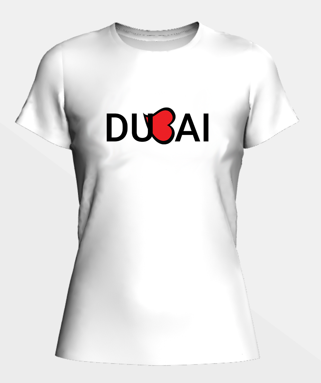 T-Shirt "Dubai Herz" - Shirt Woman