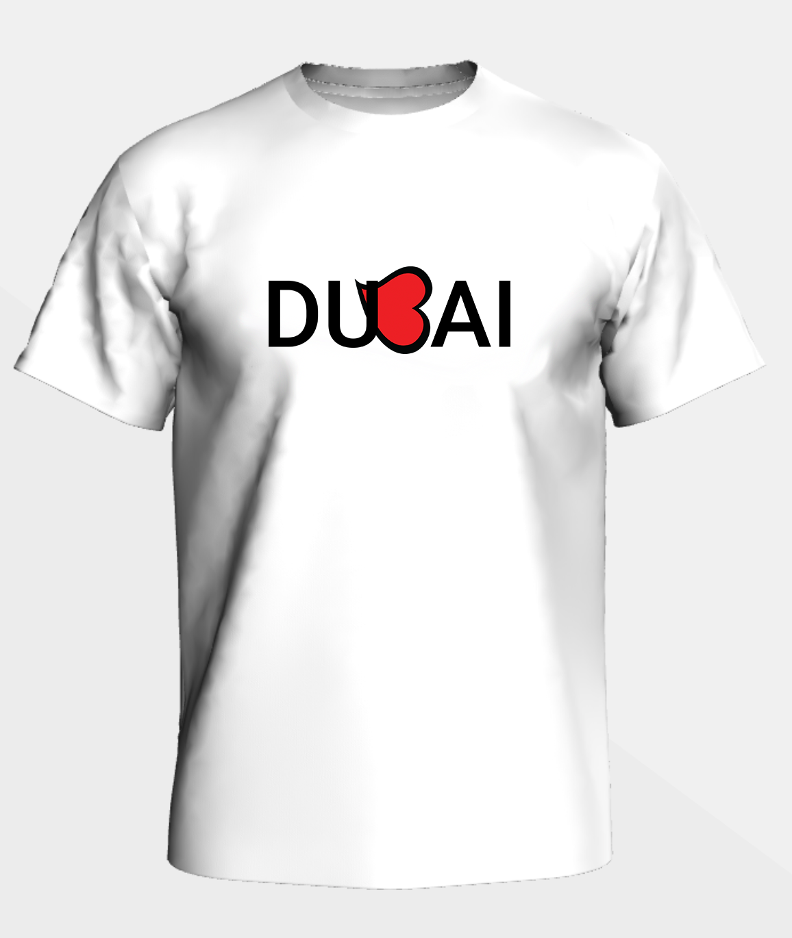 T-Shirt "Dubai Herz" - Shirt Man